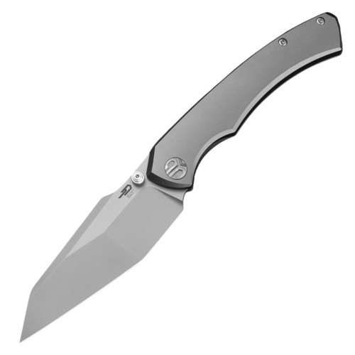 Nóż składany Bestech Clastic Bead Blasted Titanium, Bead Blasted MagnaCut by Horizon Machine Works (BT2407C)-1 55646