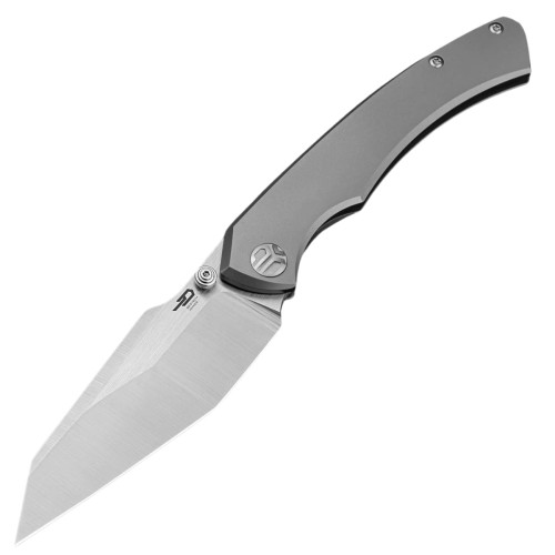 Nóż składany Bestech Clastic Bead Blasted Titanium, Satin MagnaCut by Horizon Machine Works (BT2407A)-1 55647