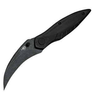 Nóż składany Bestech Mantidae Black Micarta, Black Stonewashed 14C28N by Lucas (BG60D) EDC