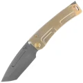 Nóż składany Medford Marauder-H T/E Bronze Titanium, Bronze HW/Clip, Black DLC S45VN by Greg Medford (MK045SPD-36A1-T1CP-BP)-1 55665