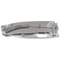 Nóż składany Medford Infraction Gray Titanium, Flamed HW/Clip, Tumbled S45VN by Greg Medford (MK031STQ-01TM-TFCF-BN)-2 55666