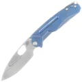 Nóż składany Medford Infraction Blue Titanium, Std HW/Clip, Tumbled S45VN by Greg Medford (MK0314TQ-37A2-TSCS-BN)-1 55667
