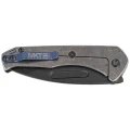 Nóż składany Medford Praetorian Slim D/P Flamed Titanium, DLC HW, Blue Clip, Black DLC S45VN by Greg Medford (MK2084TD-03TM-TPCP-Q4)-2 55668