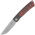 Nóż składany Reate Tribute Titanium/Zirconium/Lava Flow Fat Carbon, Hand Satin M390 (TBT.LAF.SAT)-1 55669