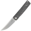Nóż składany Reate Bushido Titanium/Dark Matter Purple Fat Carbon, Hand Satin M390 (BSO.DMP.SAT)-1 55672