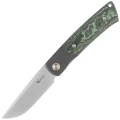 Nóż składany Reate Tribute Titanium/Zirconium/Jungle Wear Fat Carbon, Hand Satin M390 (TBT.CJW.SAT)-1 55673
