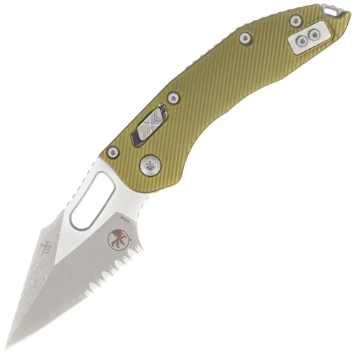 Nóż składany Microtech Stitch P/S Fluted OD Green Aluminium, Apocalyptic M390MK by Borka Blades and Tony Marfione (169RL-11APFLOD)-1 55679