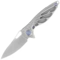 Nóż na szyję RikeKnife Mini Hummingbird Titanium, Rose Damascus by Richard Wu (RK-MINI-P)-1 55699