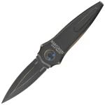 Nóż grawitacyjny Paragon Warlock-X Smooth Black Aluminium, Black Cerakote CPM S35VN (WLOCX-DUNE-THEME)