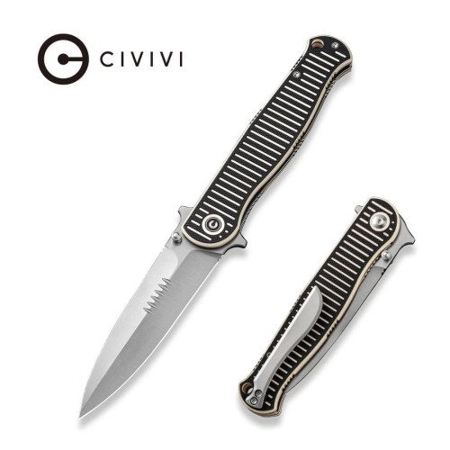 Nóż składany Civivi RS71 Ivory/Black G10, Satin Nitro-V by Robert Saniscalchi (C23025-1)-1 55721
