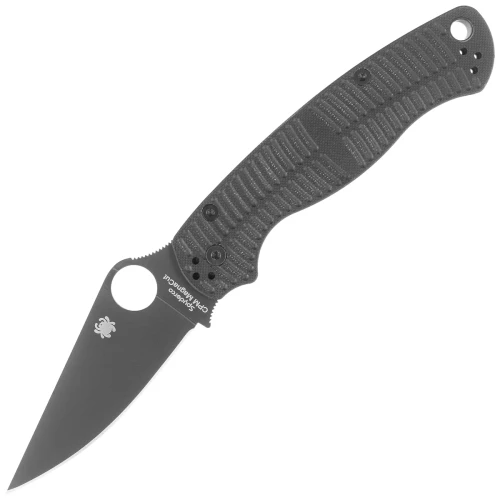 Nóż składany Spyderco Para Military 2 Black G10, Black DLC CPM MagnaCut by Sal, Eric Glesser (C81GMCBKP2)-1 55732