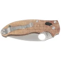 Nóż składany Spyderco Manix 2 Brown Canvas Micarta, Satin CPM Cru-Wear by Eric Glesser (C101MPCW2)-2 55733