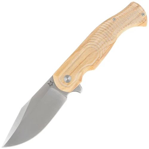 Nóż składany Fox Eastwood Tiger Olive Wood, Satin CPM S90V by Gudy Van Poppel (FX-524 OL)-1 55736