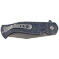 Nóż składany Fox Eastwood Tiger Denim Micarta, Coarse Stonewashed CPM S90V by Gudy Van Poppel (FX-524 MJ)-2 55737