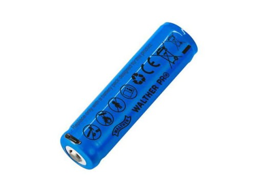 Akumulator Walther ICR (18650 2600 mAh 3,6 V) z ładowaniem USB- 55756