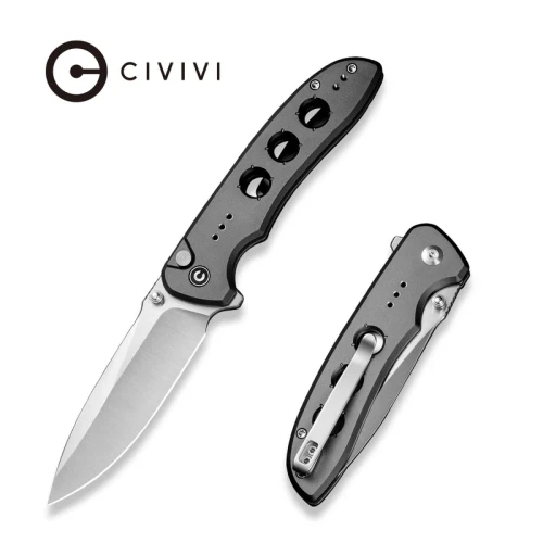 Nóż składany Civivi Hyperpulse Gray Aluminium, Satin 14C28N (C23087A-3)-1 55807