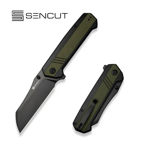 Nóż składany Sencut Draxor Green/Black G10, Black 9Cr18MoV (S24035-2)-1 55812