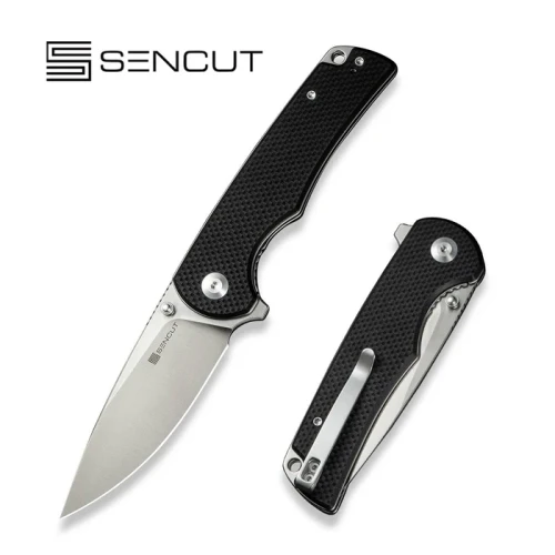 Nóż składany Sencut Praktisk Black G10, Satin 9Cr18MoV (S24019-1)-1 55818