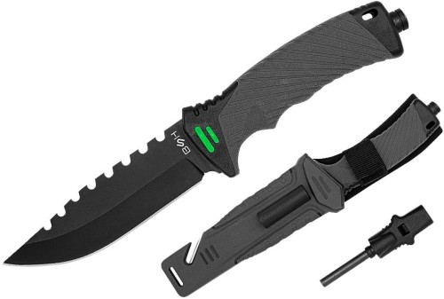 Nóż Taktyczny BSH ADVENTURE N-326B + Krzesiwo i Osełka-1 55835