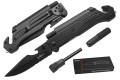 Nóż Ratowniczy BSH ADVENTURE  3w1  N-061Z Latarka Krzesiwo-13 55859