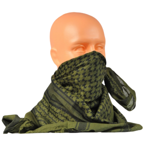 Wojskowa arafatka gruba olive bawełna 100% oryginalny arabski wzór 
