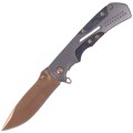 Nóż składany Martinez Albainox Grey/Black Steel/G10, Titanium Coated (18138)-1 56001
