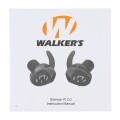 Aktywne ochronniki słuchu douszne Walker's Silencer 2.0 R600 czarne GWP-SLCRRC2-8 56026