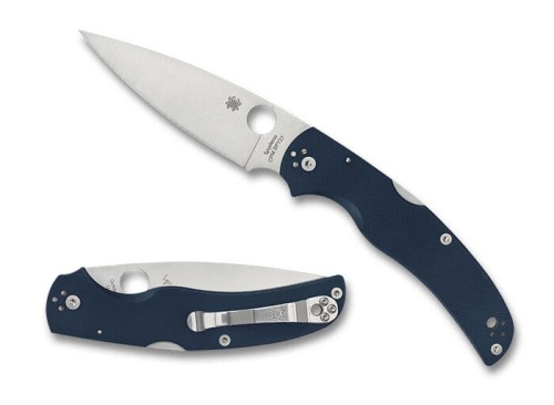 Nóż składany Spyderco Native Chief Cobalt Blue G10, Satin CPM SPY27 by Sal, Eric Glesser (C244GPCBL)-1 56040