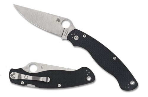 Nóż składany Spyderco Military 2 Sprint Run Carbon Fiber, Satin CPM S90V by Sal, Eric Glesser (C36CFP2)-1 56046