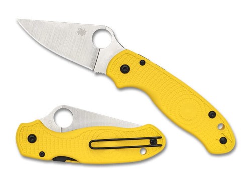 Nóż składany Spyderco Para 3 Salt Yellow FRN, Satin MagnaCut by Eric Glesser (C223PYL)-1 56047