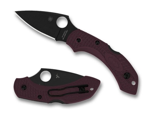 Nóż składany Spyderco DragonFly 2 Sprint Run Burgundy FRN, TiCN Micro-Melt PD#1 by Sal Glesser (C28BGBK2)-1 56049