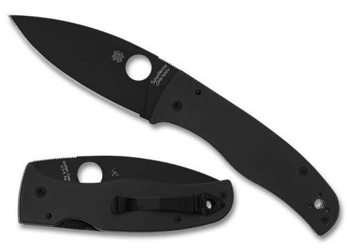 Nóż składany Spyderco Bodacious Black G10, Black DLC CPM S30V by Sal Glesser (C263GPBK)-1 56052