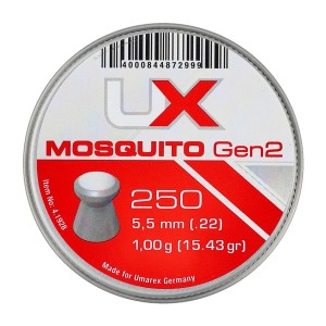 Śrut diabolo UX Mosquito Gen 2. 5,5 mm 250 szt.