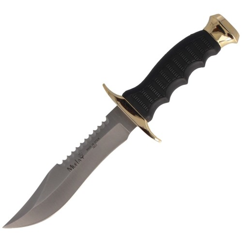 Nóż Muela 85-140 Black Rubber, Satin 420H-1 56085