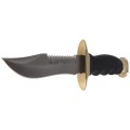 Nóż Muela 85-140 Black Rubber, Satin 420H-2 56085