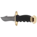 Nóż Muela 85-140 Black Rubber, Satin 420H-4 56085