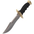 Nóż Muela 85-140 Black Rubber, Satin 420H-7 56085