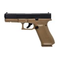 Pistolet na kule gumowe Glock Gen 5 T4E .43 CO2 coyote, zestaw- 56091