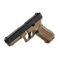 Pistolet na kule gumowe Glock Gen 5 T4E .43 CO2 coyote, zestaw-2 56091