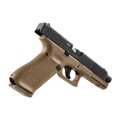Pistolet na kule gumowe Glock Gen 5 T4E .43 CO2 coyote, zestaw-8 56091
