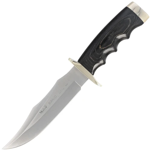 Nóż Muela Bufalo-17M Black Pakka Wood, Satin 440-1 56095