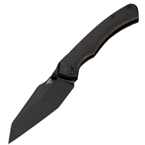 Nóż składany Bestech Clastic Black/Bronze Titanium, Black Stonewashed MagnaCut by Horizon Machine Works (BT2407B)-1 56167