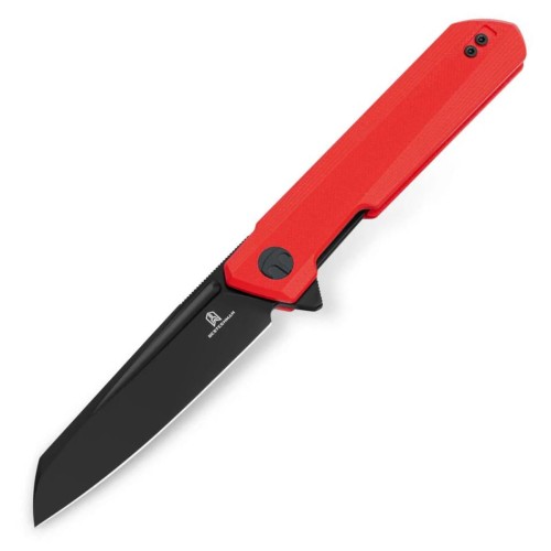 Nóż składany Bestechman Dundee Sheepfoot Red G10, Black PVD D2 by Ostap Hel (BMK09F)-1 56168