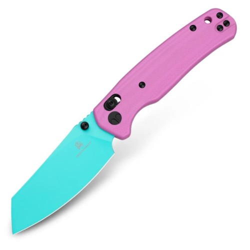 Nóż składany Bestechman Cicada's Wing Pink G10, Blue 10Cr15MoV (BMK06E)-1 56169