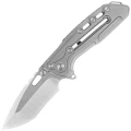Nóż składany Reate T1000-V2 Gray Titanium, Stonewashed/Satin M390 by Alvin Lee-1 56174
