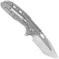 Nóż składany Reate T1000-V2 Gray Titanium, Stonewashed/Satin M390 by Alvin Lee-3 56174