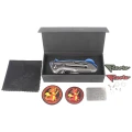 Nóż składany Reate T1000-V2 Gray Titanium/Zirconium, Satin M390 by Alvin Lee-8 56175