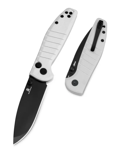 Nóż składany Bestechman Goodboy Jr. White G10, Black PVD D2 by Keanu Alfaro (BMK10I)-1 56186
