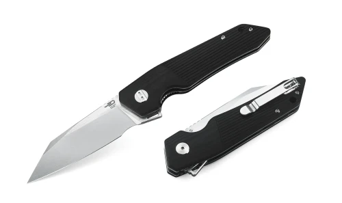 Nóż składany Bestech Barracuda Black G10, Stonewashed/Satin D2 (BG15A-1)-1 56188