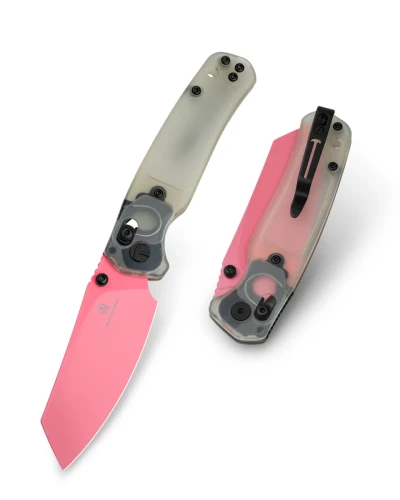 Nóż składany Bestechman Cicada's Wing Jade Ultem, Pink 10Cr15MoV (BMK06H)-1 56210